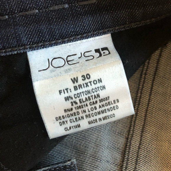 JOE’S Brixton jeans 30x26 EUC - Picture 3 of 4